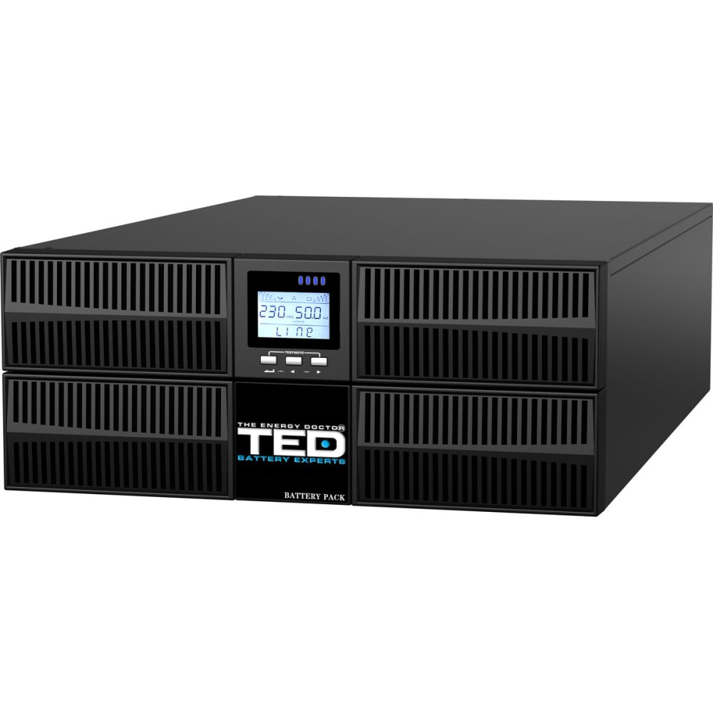 UPS Online Rackabil 4U 6000VA 6000W 230V TED Electric