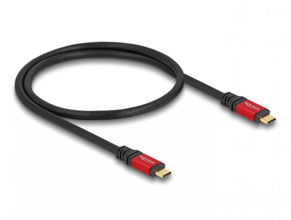 Cablu USB-C Delock 20Gbps, 100W, 0.5m