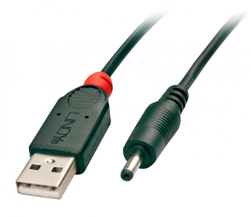 Cablu USB la DC 3.5mm Lindy 1.5m