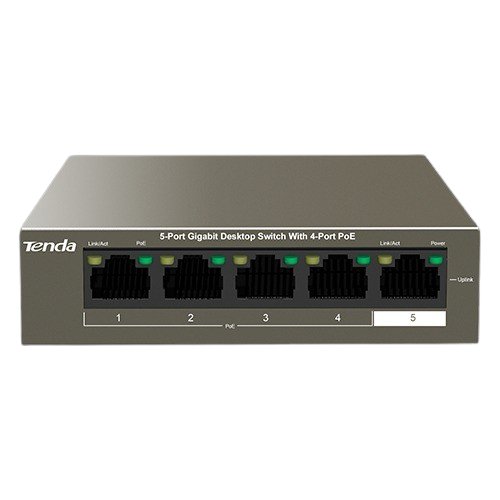 Switch Tenda TEG1105P-4-63W, 4x PoE Gigabit