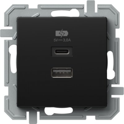 Încărcător USB 5V 3.0A Tem, Negru