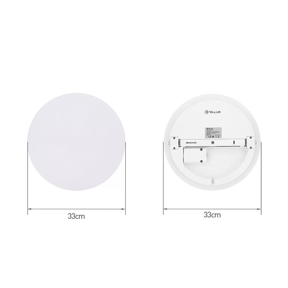 Plafoniera LED Tellur 24W, WiFi, Control App - imagine 4