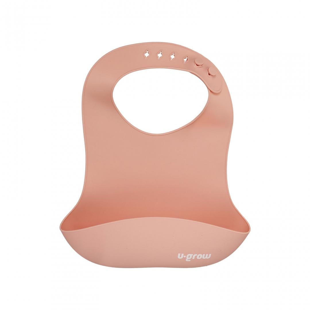 Set Diversificare Bebe U-GROW 5 Piese Silicon Roz - imagine 12