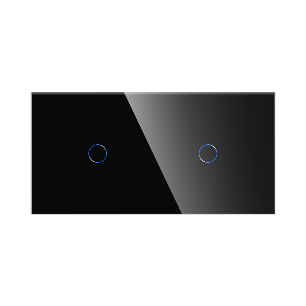 Intrerupator Touch LUXION, Dublu, Sticla, 10A - imagine 6