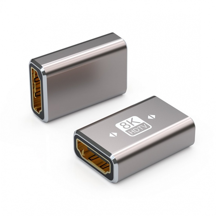 Adaptor HDMI 8K, M-M, Carcasă Aluminiu
