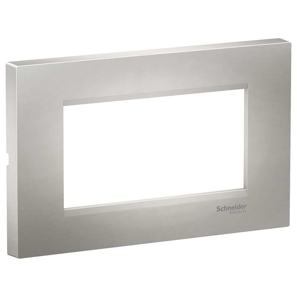Rama 4 module Schneider Easy Styl, Argintiu