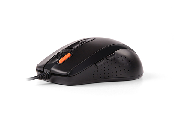 Mouse A4Tech N-70FX-BK optic USB 1600 DPI 7 butoane negru - imagine 4
