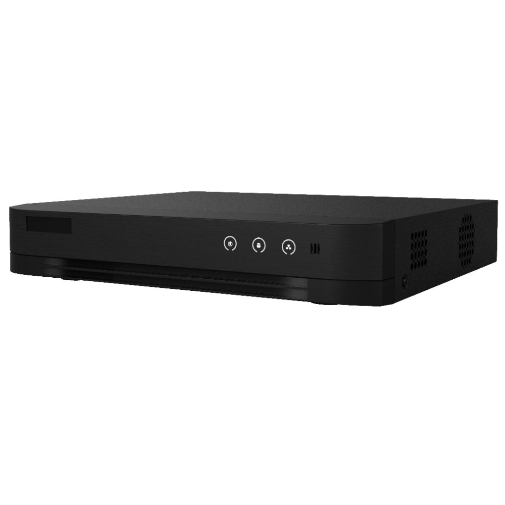 DVR Hikvision AcuSense 4 canale 5MP, analiza om/vehicul