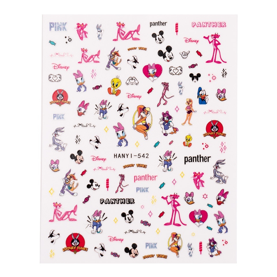 Abtibild Unghii SensoPRO Milano Cartoon Cuties