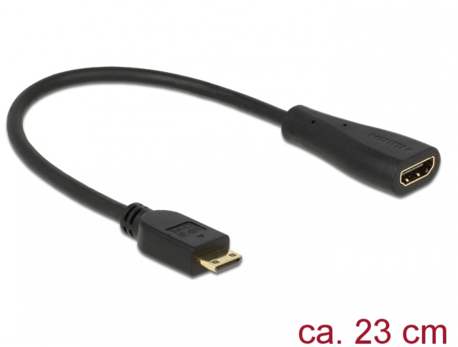 Adaptor HDMI la Mini HDMI-C Delock 65650