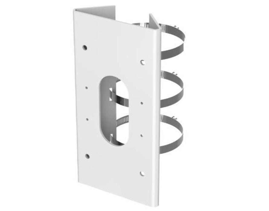 Suport montaj pe stâlp Hikvision DS-1475ZJ-SUS, inox