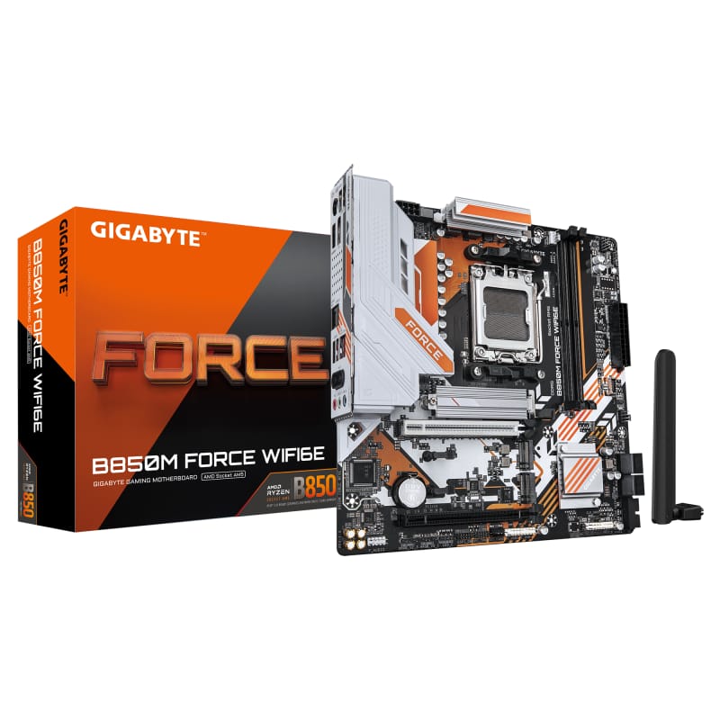 Placă Bază Gigabyte B850M FORCE WIFI6E AM5 mATX DDR5 - imagine 2