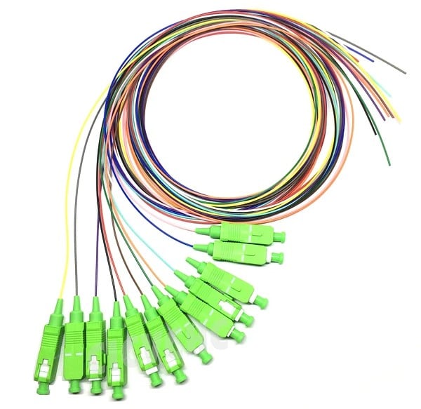 Set 12 Pigtailuri Braun SC/APC - Conectare Sigură