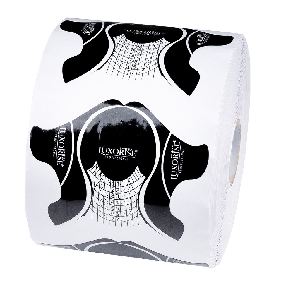 Sabloane Unghii Luxorise Black, 500 buc