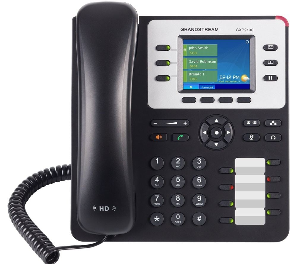 Grandstream GXP2130 - Telefon VoIP HD, 3 Linii SIP