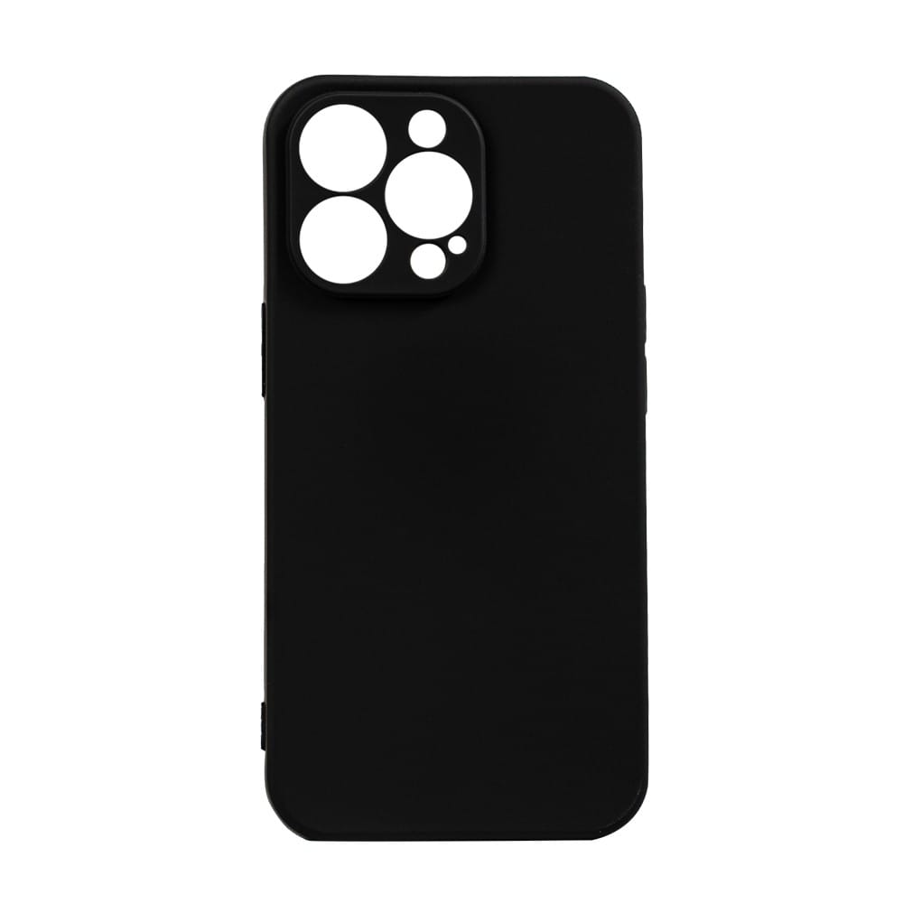 Husa Spacer iPhone 13 Pro Negru, Silicon & Microfibra - imagine 2