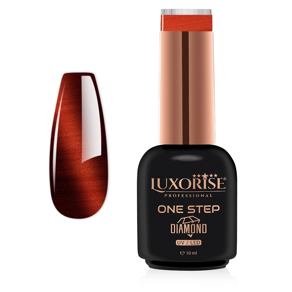 Oja Semipermanenta One Step Diamond Cat Eye LUXORISE - Feline Flame, 10ml