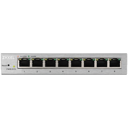 Switch Zyxel GS1200-8 Gigabit 8 Porturi - Web Managed - imagine 2