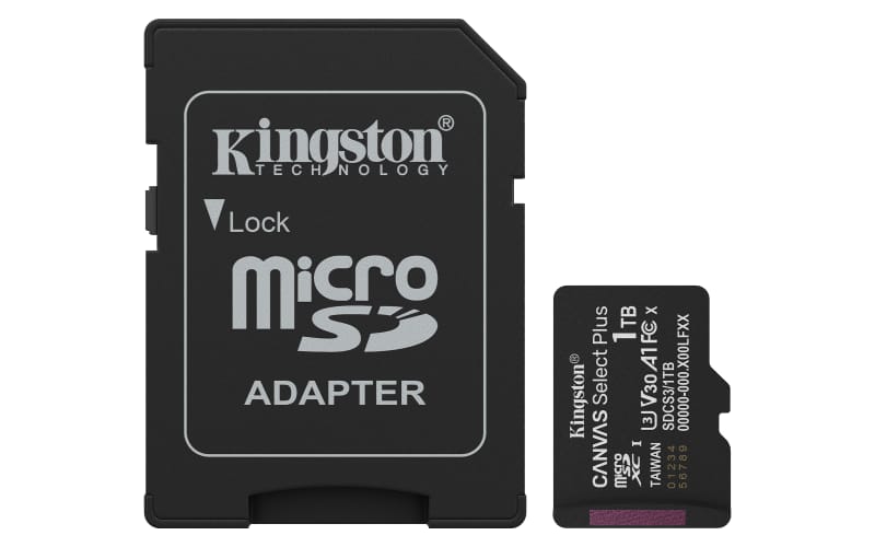Card MicroSDXC Kingston Canvas Select Plus 1TB, 150 MB/s