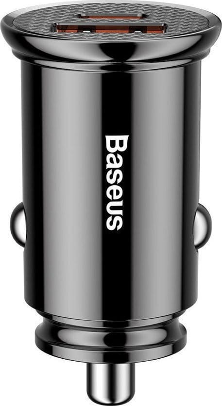 Încărcător Auto Baseus Circular PPS 30W Dublu USB Negru - imagine 13