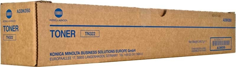 Toner Original KONICA MINOLTA TN-322 Black - imagine 3