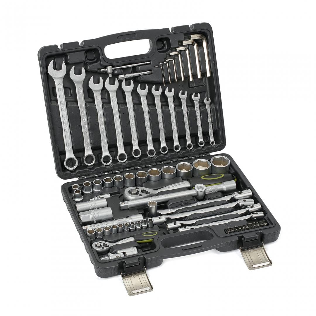 Trusă Chei HEINNER 77 Piese 1/4"&1/2" CR-V CTSM016 - imagine 2