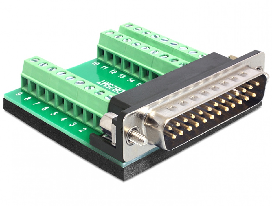 Adaptor D-Sub 25p la Terminal Delock