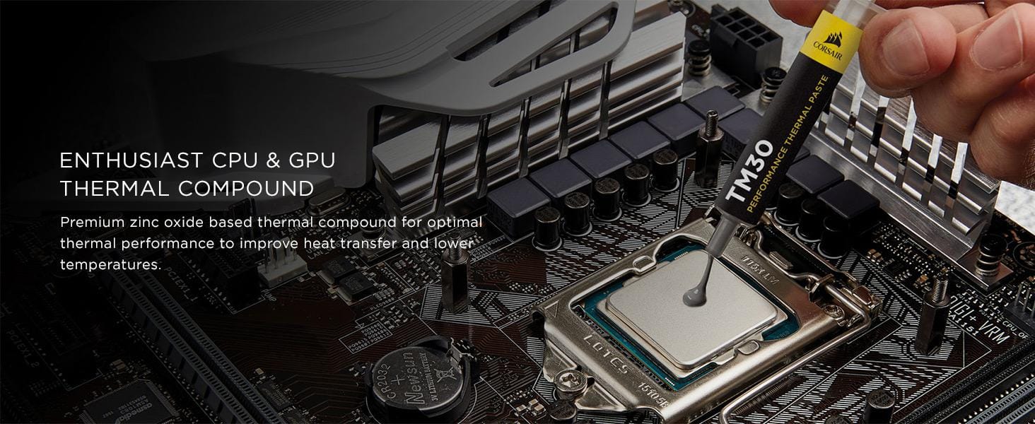 Pastă Termică Corsair TM30 Performance, 6 gr - Răcire CPU Eficientă - imagine 3