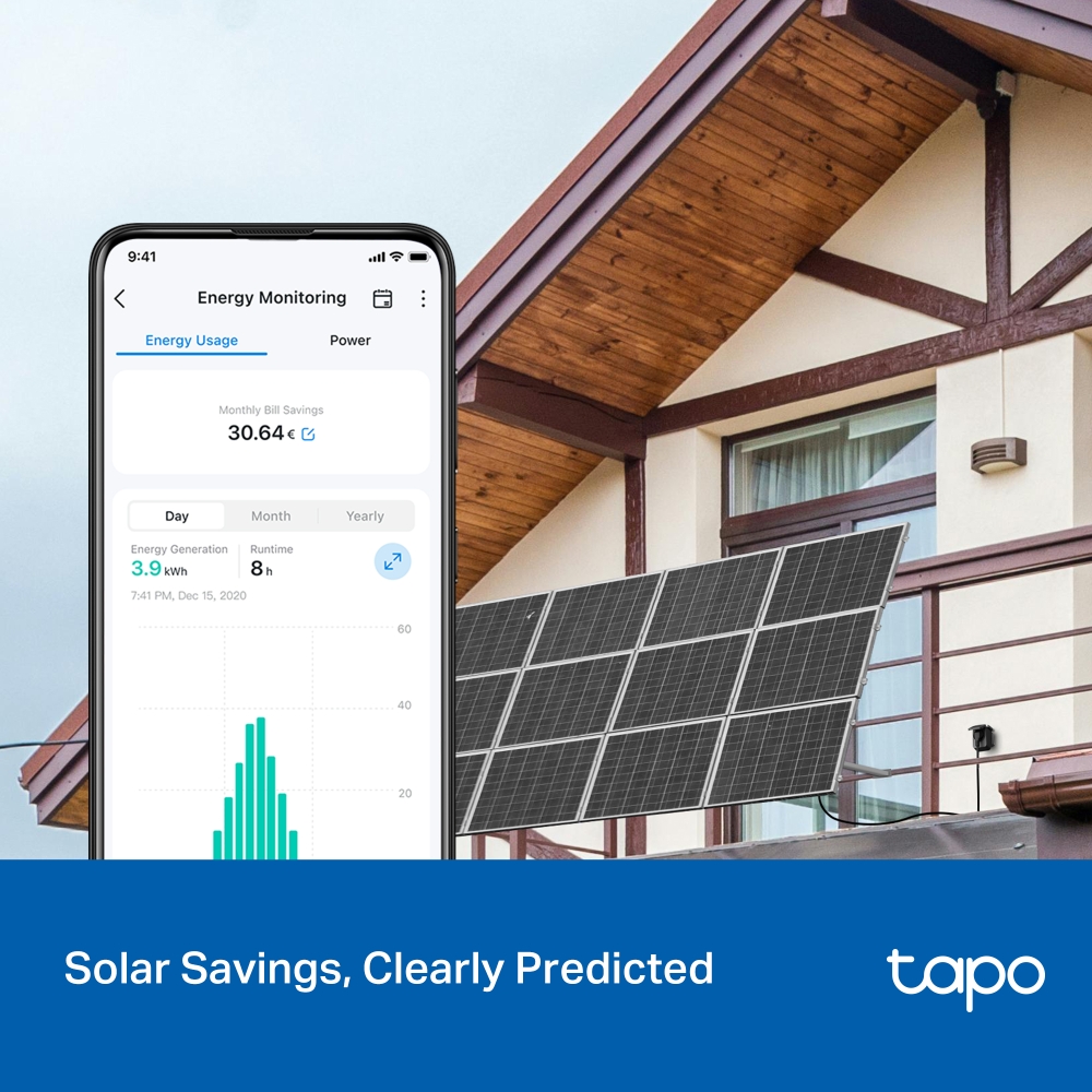 Priză inteligentă Wi-Fi exterior TP-LINK Tapo P410M Matter IP54 - imagine 7