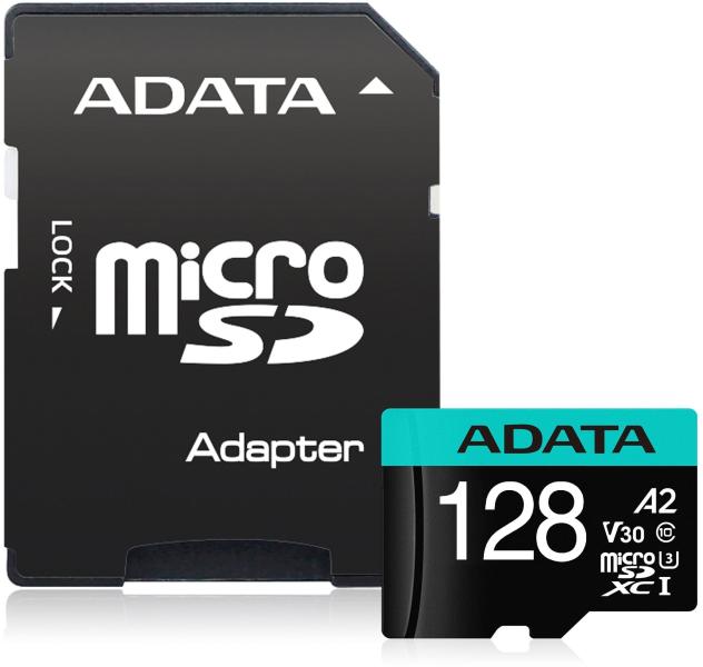 Card MicroSD ADATA Premier PRO 128GB, V30, 4K, 100MB/s
