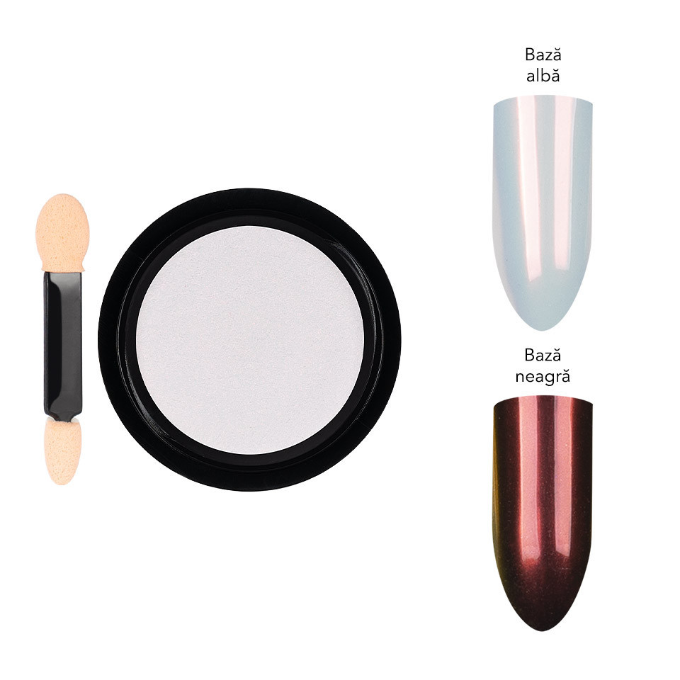 Pigment Unghii Aurora LUXORISE Sunset Gold, Efect Metalizat