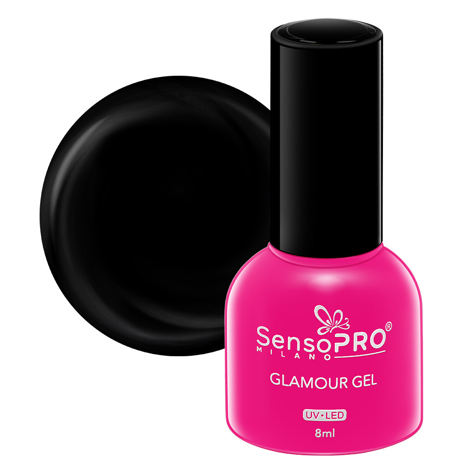 Oja Semipermanenta SensoPRO #02 Black in Style 8ml