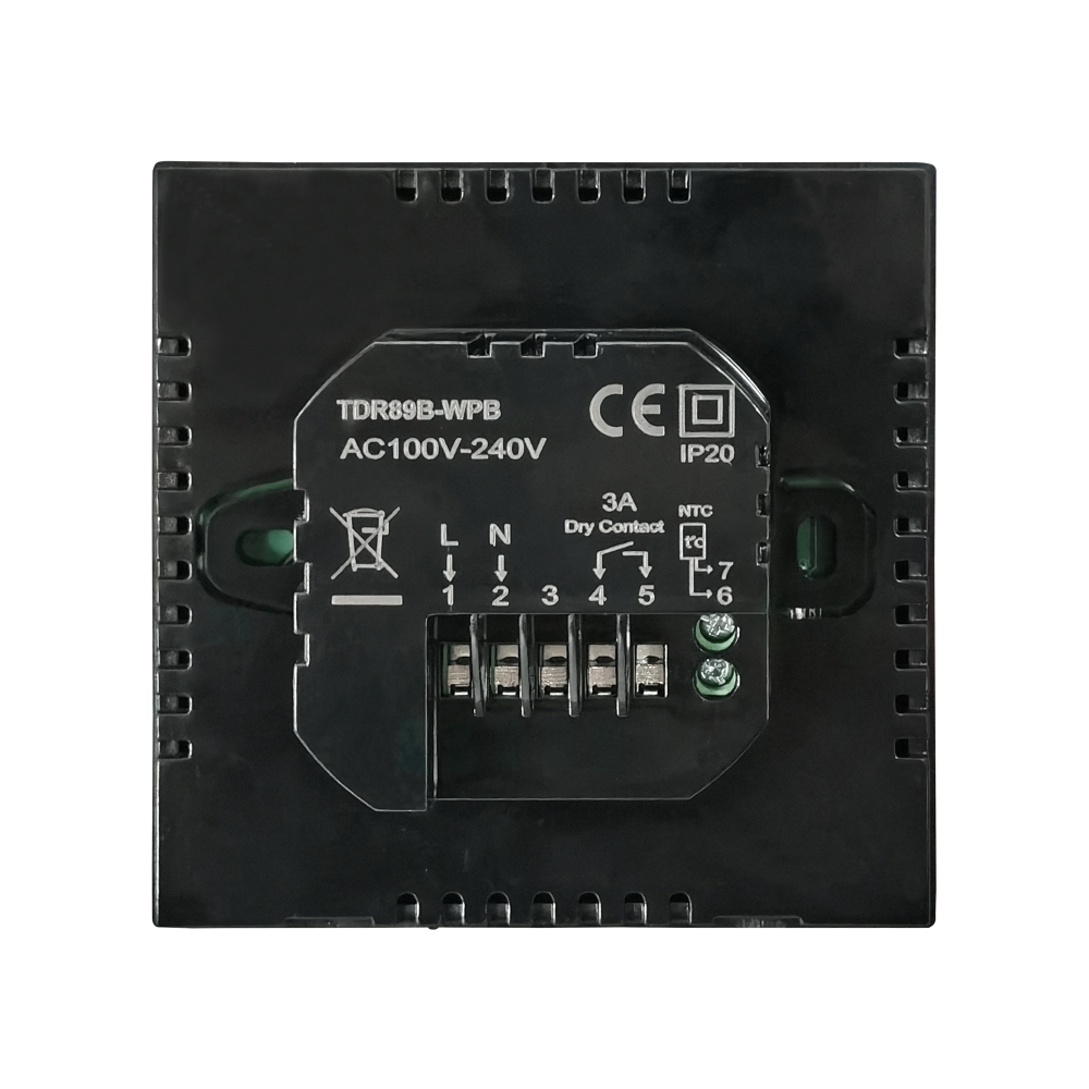 Termostat programabil BeOk TDR89-WPB touchscreen, 5+2 zile - imagine 7