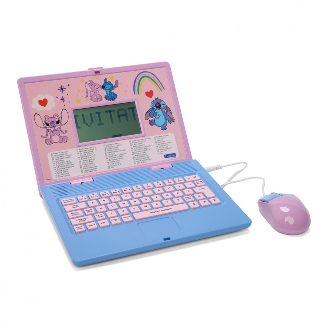Laptop Educational Bilingv RO/EN Stitch - Lexibook - imagine 3