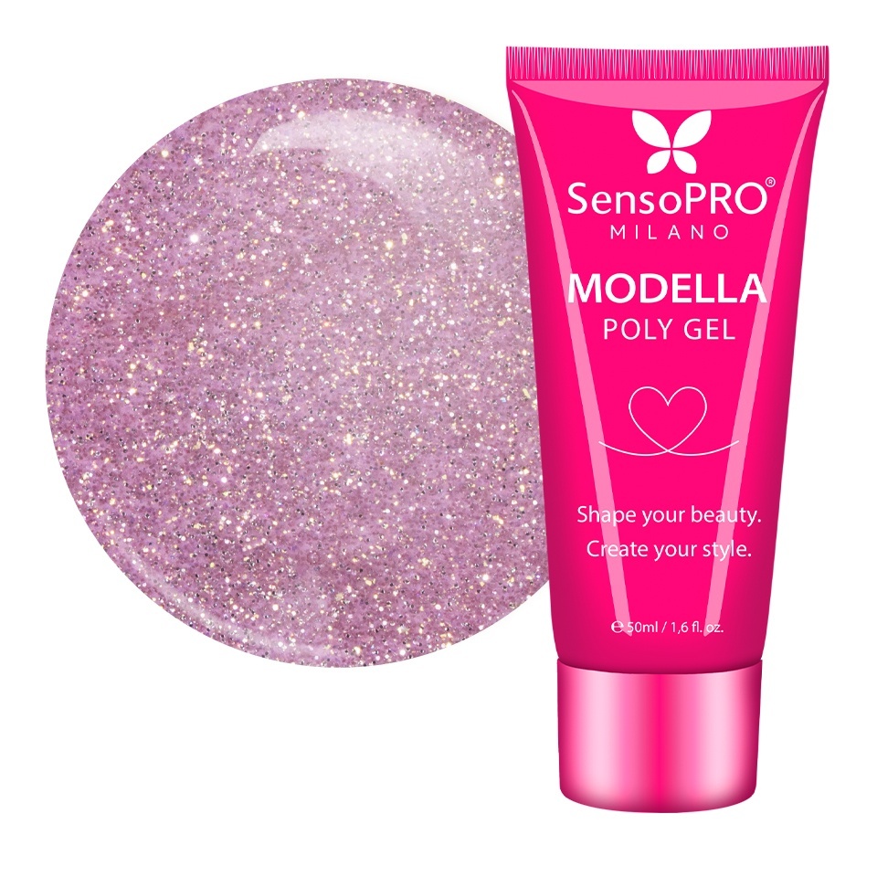 Polygel MODELLA SensoPRO Milano - Taupe Gold, 50ml