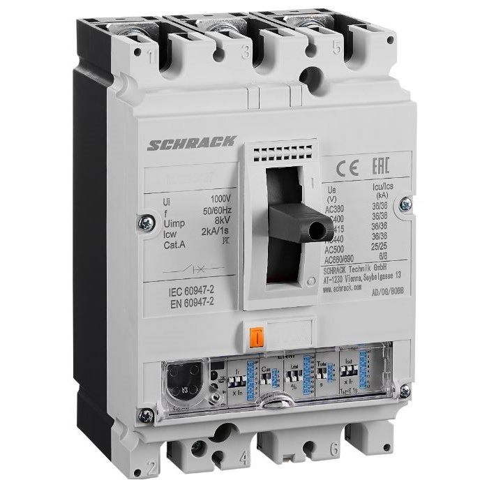 Intrerupator Schrack 100A 3P 36kA MX210437