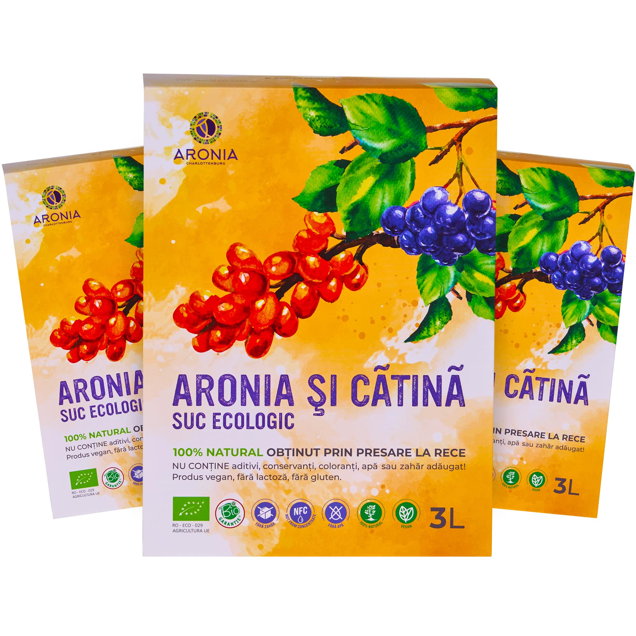 PROMO: 3x3L Suc Aronia & Cătină ECO