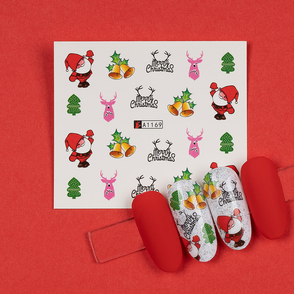 Tatuaj Unghii LUXORISE Holiday Bells | Nail Art Crăciun