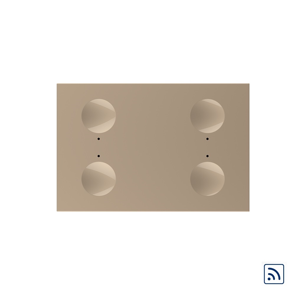 Modul cvadruplu wireless touch Livolo standard Italian - imagine 8
