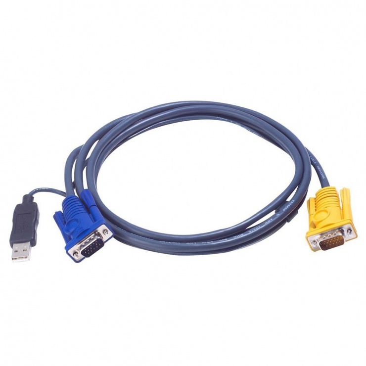 Cablu KVM USB-PS/2 ATEN 6m 2L-5206UP