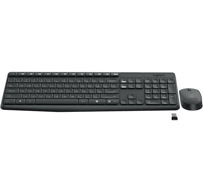 Logitech MK235 - Kit Wireless Tastatura + Mouse, Negru - imagine 5