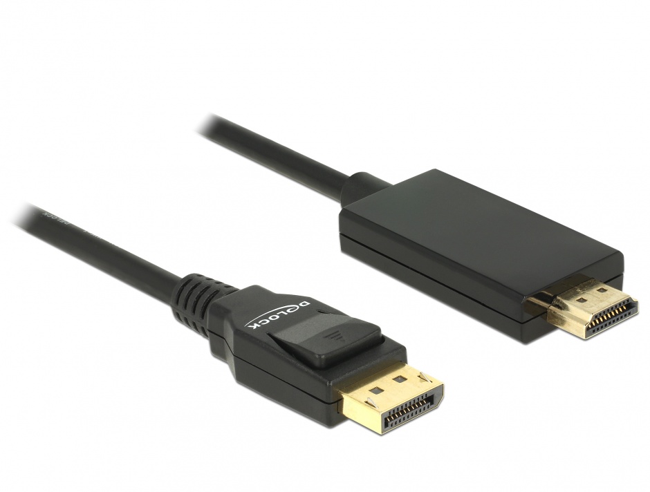 Cablu Displayport la HDMI 4K 1m Delock