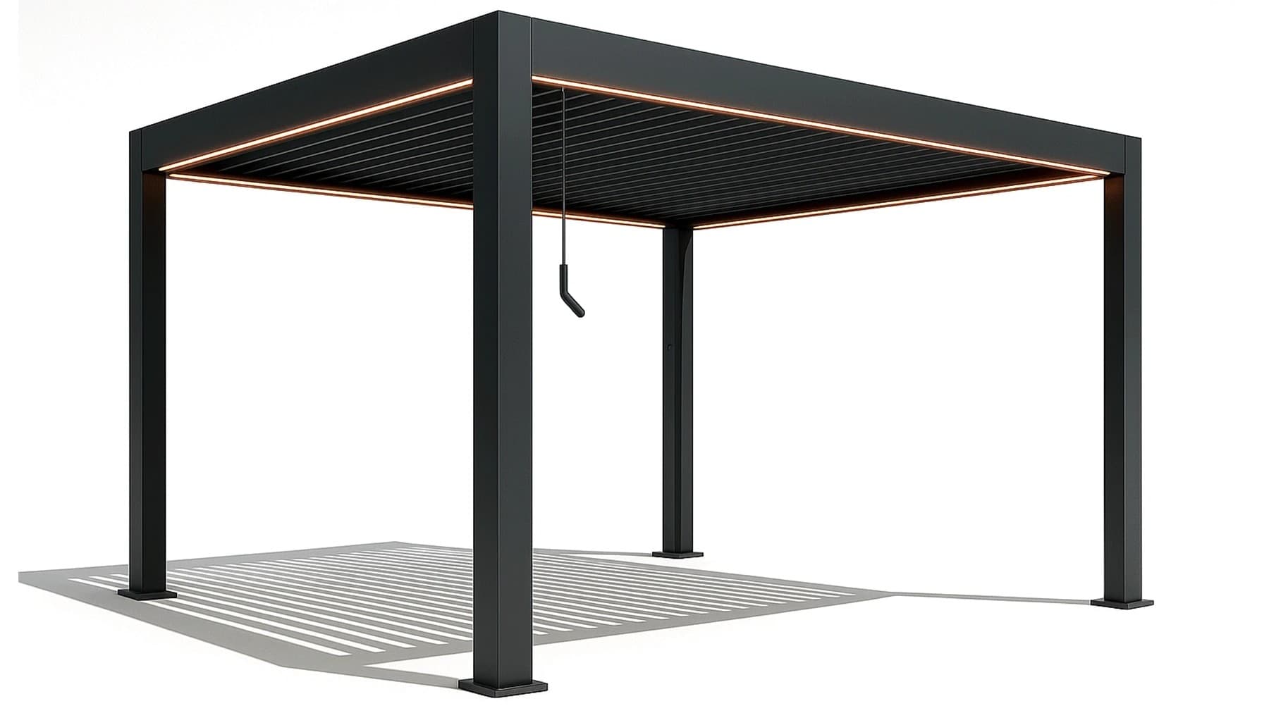 Pergolă Bioclimatică Virtuoso 23-819/LED, 3x3 m, Aluminiu