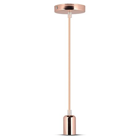 Pendul Tavan V-TAC E27 Gold Rose, Metal