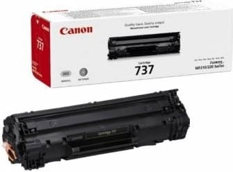 Toner Original Canon CRG737 Black - 2400 pagini - imagine 2