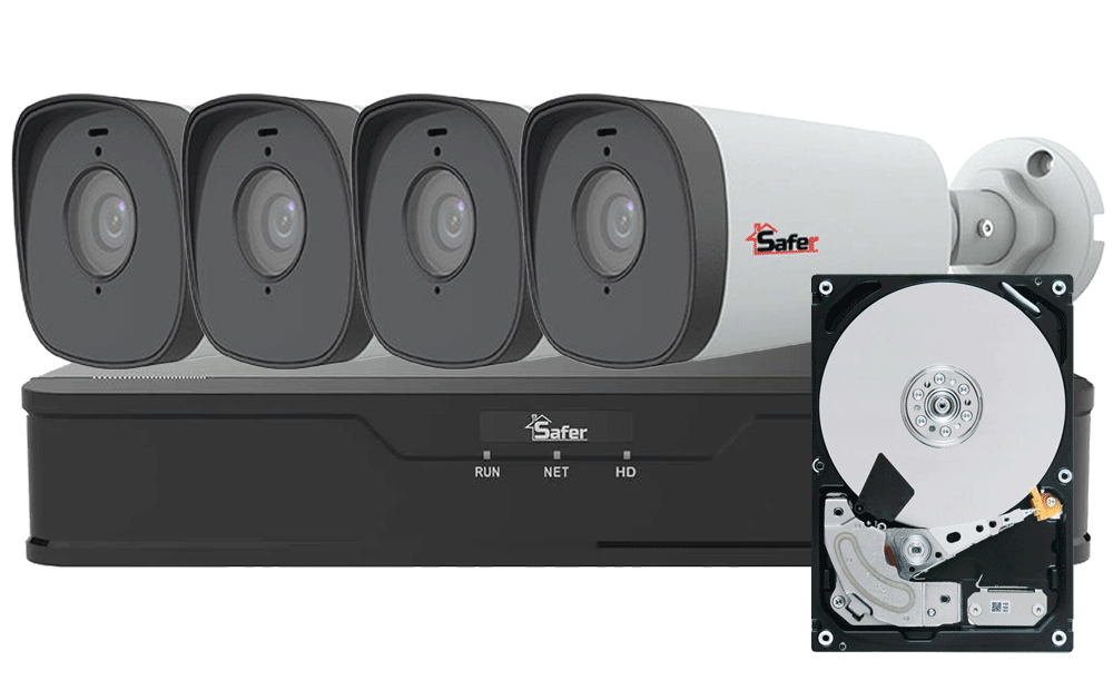 Kit Supraveghere Safer 4 Camere Full HD