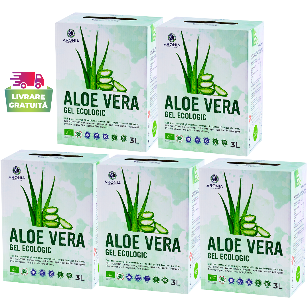PROMO 5x3L Gel Aloe Vera Pur 99,7% - Aronia Charlottenburg