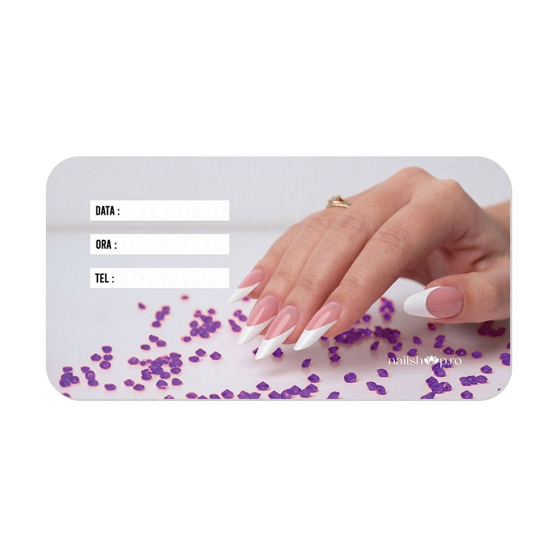 Card Programari Nailshop 10buc Nr.11