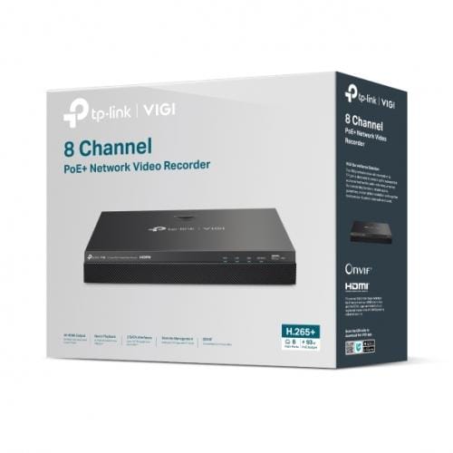 NVR PoE TP-Link VIGI 8 Canale 8MP - Înregistrare Profesională - imagine 5