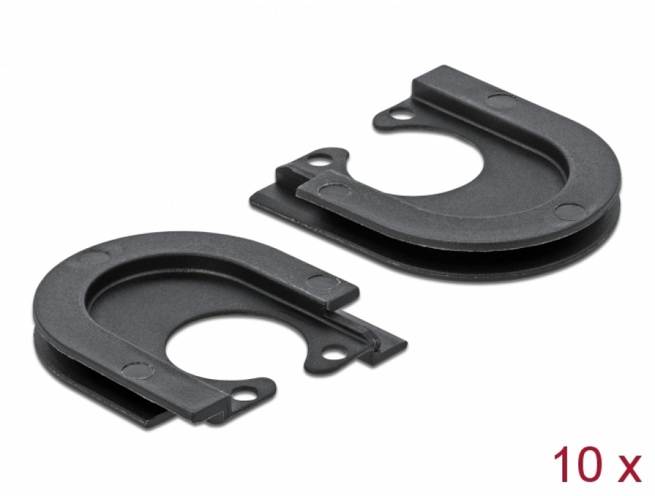 Set 10 Protectii Cabluri U Delock 10.5mm